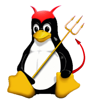 Devil-Linux, the trident is just to toast marshmallows, honest! Devil-Linux, the trident is just to toast marshmallows, honest!
